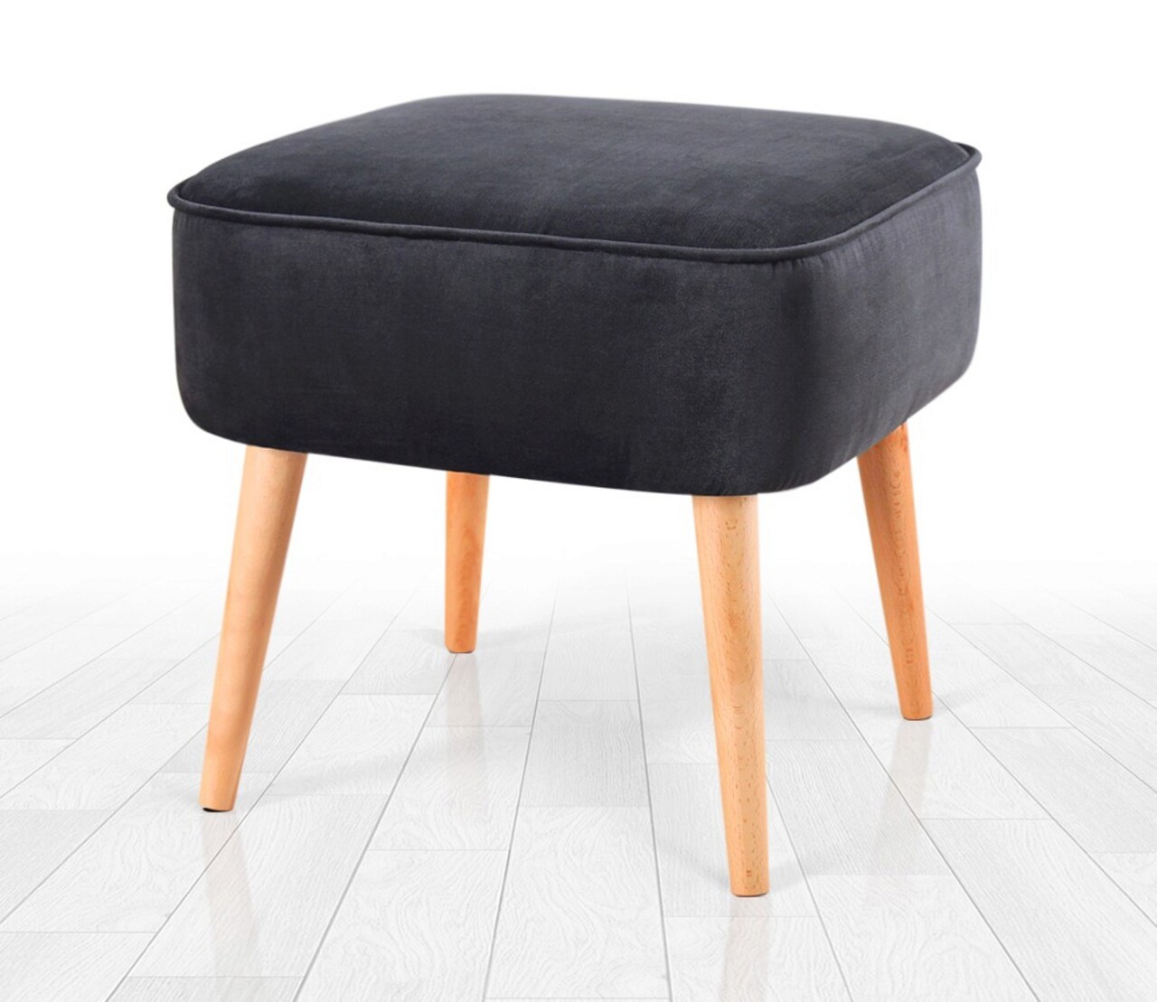 Taburet, Atelier del Sofa, 209FLF1344, Gri inchis - imagine 7